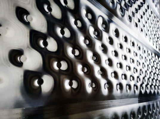 คุณภาพ  Stainless Steel Pillow Dimple Plate Heat Exchanger Chillers โรงงาน