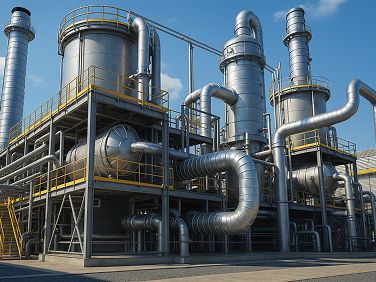 อุปกรณ์เครื่องระเหยแบบหลายผลกระทบฟิล์มไหลสำหรับการบำบัดน้ำเสีย