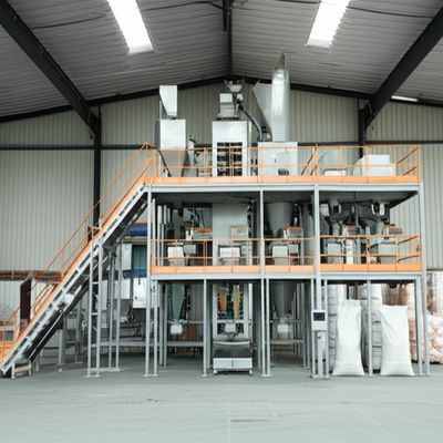 สายการผลิตอุตสาหกรรมแบบครบวงจรสำหรับการชั่งน้ำหนักและบรรจุถุงเกลืออัตโนมัติ