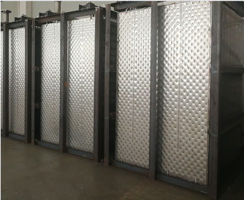 เครื่องแลกเปลี่ยนความร้อนระบบทำความเย็นธนาคารน้ำแข็งสแตนเลส 316L