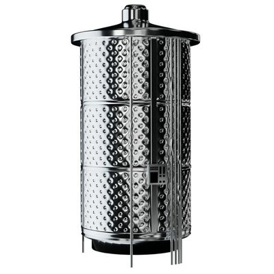 สแตนเลสเลเซอร์ปั่นหมอนแผ่น Dimple Jacket Evaporator สําหรับเบียร์ Brewing Brewage