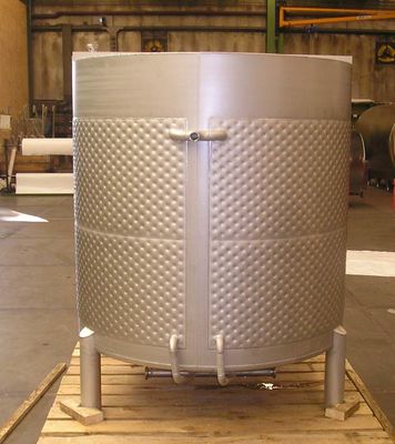 ถังแจ็คเก็ตหมอนแผ่นสแตนเลส 1500L