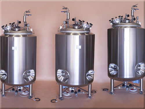 1500L เอทานอลคูลลิ่งลักยิ้ม Jacketed Vessel