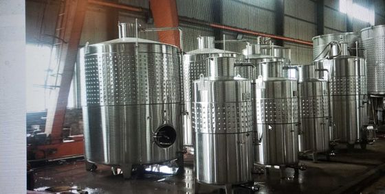 1500L เอทานอลคูลลิ่งลักยิ้ม Jacketed Vessel