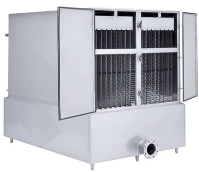 เครื่องทำน้ำเย็นฟิล์มตกสแตนเลส GMP 3x2M