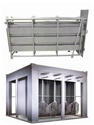 GMP Stainless Steel Falling Film Cooler สำหรับนม