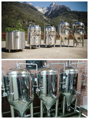 GMP Stainless Steel 5000L ถังหมักทรงกรวย