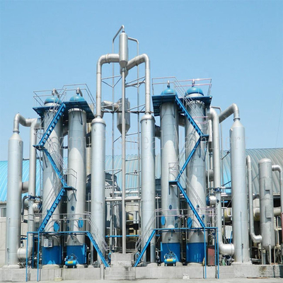 1600lph หนังบาง Evaporator อุปกรณ์กระจกระจกระจกระจกสําหรับน้ําเสีย