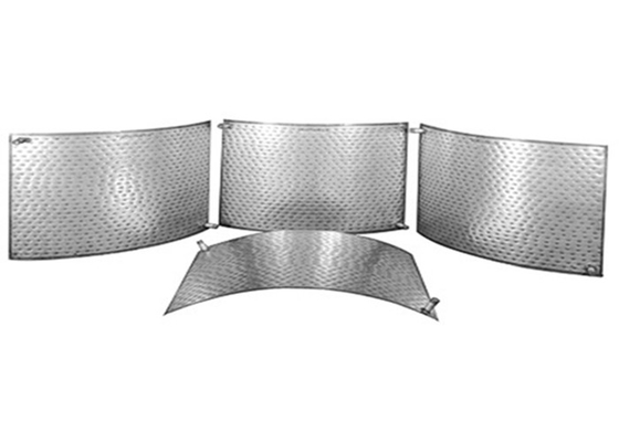 1.5x2m Double Wall Brazed แผ่นแลกเปลี่ยนความร้อน Dimpled Plate Type Evaporator