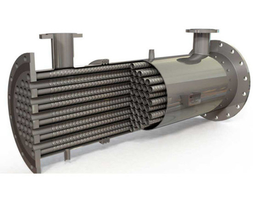 SS316L Chiller Shell And Tube Evaporator Heat Exchanger 5T / H