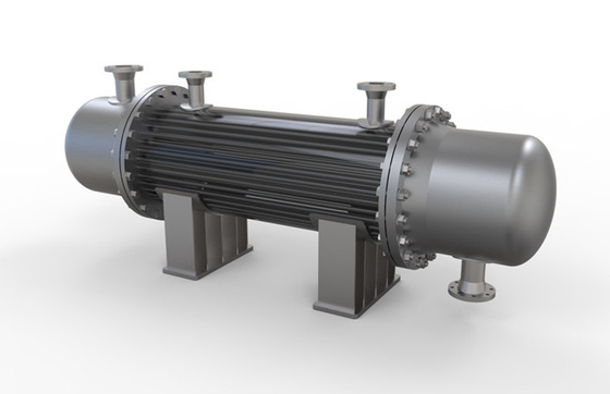 SS316L Chiller Shell And Tube Evaporator Heat Exchanger 5T / H